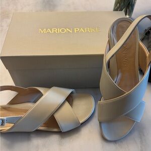 Marion Parke Women's Elegant Cream Sandals